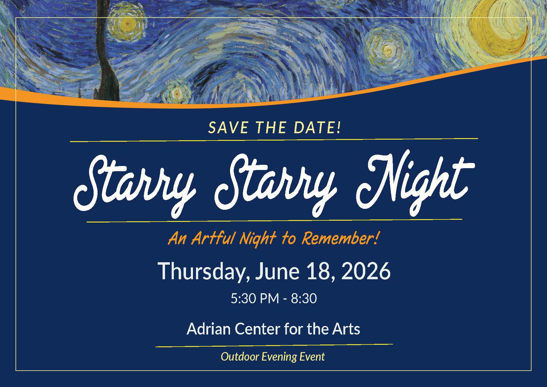 Starry Savethedate Front